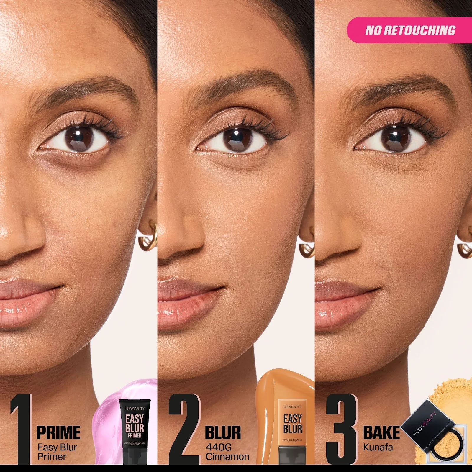 Huda Beauty's Easy Blur Foundation is Your New Viral Real-Life